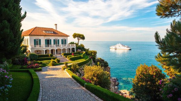 Explorez nos luxueuses villas à Nice : nature et océan